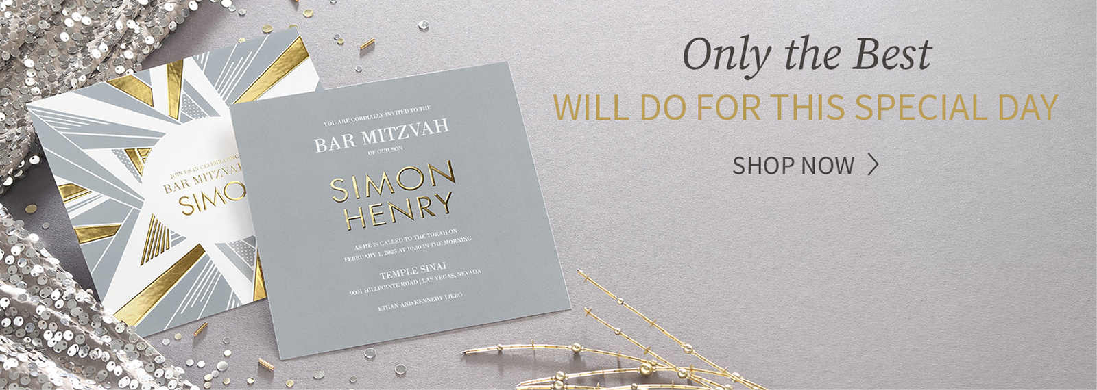 jewish occasions banner